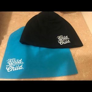 Kids knit hats Alaska wild child cap